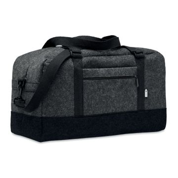 INDICO BAG Recycled Felt Weekend Travel Bag Dark grey - 1 Bounce Creative Designs