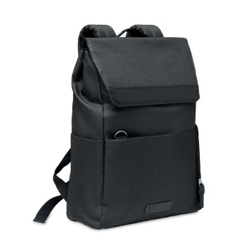 DAEGU LAP Recycled Laptop Backpack Black - 1 Bounce Creative Designs