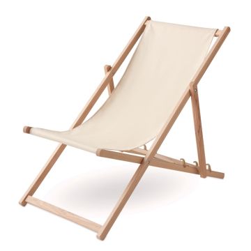 HONOPU Foldable Deck Chair Beige - 1 Bounce Creative Designs
