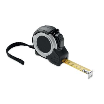 Measuring Tape 5M Auto Stop With Wrist Strap MESPRO Black - 1 Bounce Creative Designs