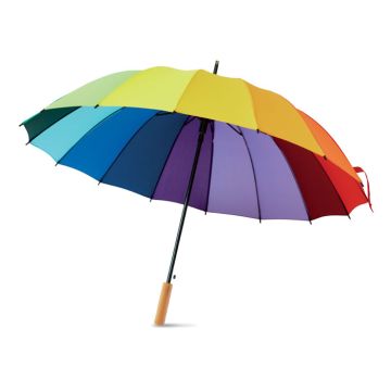 BOWBRELLA Rainbow Umbrella Automatic 27 Inch Multicolour - 1 Bounce Creative Designs