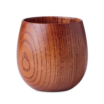 OVALIS Oak Wooden Mug Wood - 1 Bounce Creative Designs