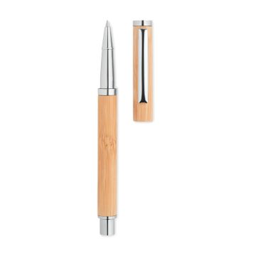 CAIRO Eco Bamboo Gel Pen Blue Ink Wood - 1 Bounce Creative Designs