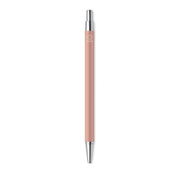 DANA Recycled aluminium ball pen Beige/Red