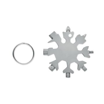 FLOQUET Metal Christmas Snowflake Multi Tool Titanium - 1 Bounce Creative Designs