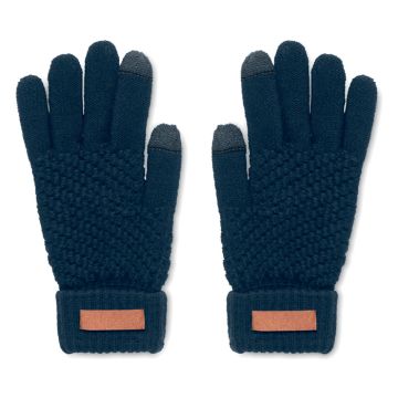 TAKAI Rpet tactile gloves French Navy