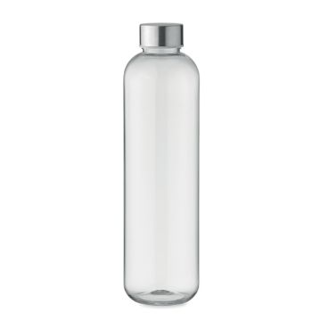 Large Tritan Water Bottle 1L UTAH TOP Transparent - 1 Bounce Creative Designs