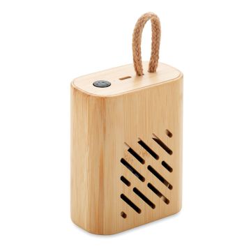 REY 3W Bamboo Wireless Speaker
