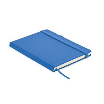ARPU Recycled leather A5 notebook Royal Blue