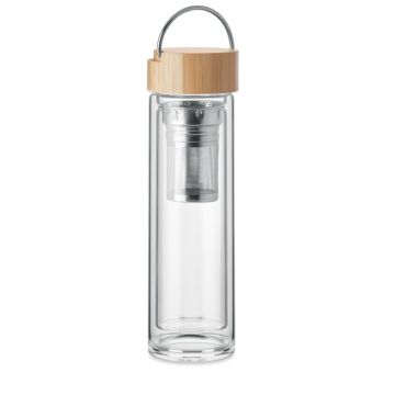 BATAMI Double Wall Glass Bottle 400ml