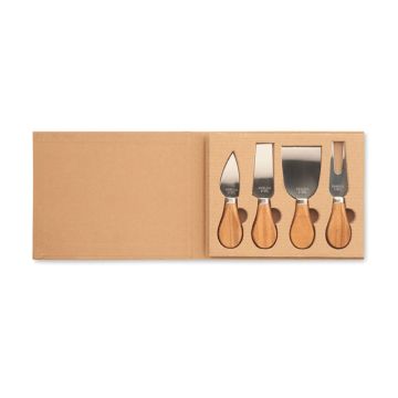 QUATTRO Set of 4 Cheese Knives