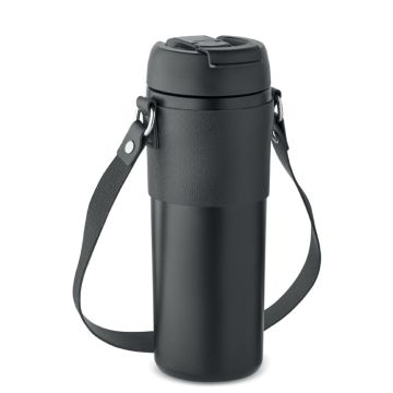 AIRA Double Wall Bottle with Carry Strap