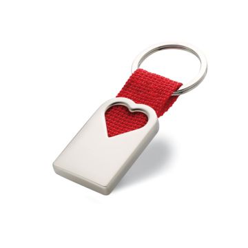 BONHEUR Metal Heart Keyring Red - 1 Bounce Creative Designs