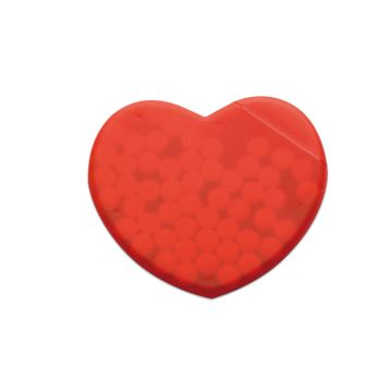 CORAMINT Mints In Heart Shaped Dispenser Red - 1 Bounce Creative Designs