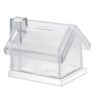 MYBANK House Shaped Money Saving Bank Transparent - 1 Bounce Creative Designs