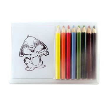 RECREATION Childrens Colouring In Set With Pouch Multicolour - 1 Bounce Creative Designs