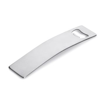 BARRY Elegant Metal Bottle Opener Matt silver - 1 Bounce Creative Designs