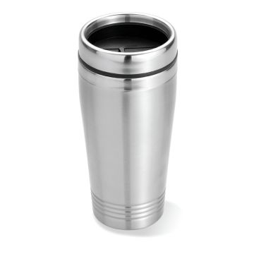 RODEODRIVE Insulated Takeout Coffee Mug Metal  Matt silver - 1 Bounce Creative Designs