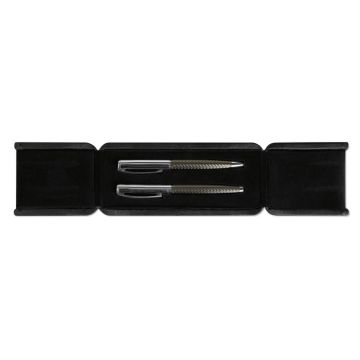 DERRICK Metal Pen Set In Luxury Gift Box Titanium - 2 Bounce Creative Designs