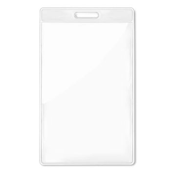 BADGO Transparent ID Holder Transparent - 1 Bounce Creative Designs