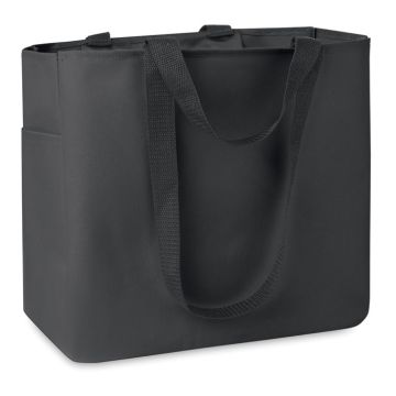 CAMDEN Large Shopping Bag With Pockets Black - 1 Bounce Creative Designs