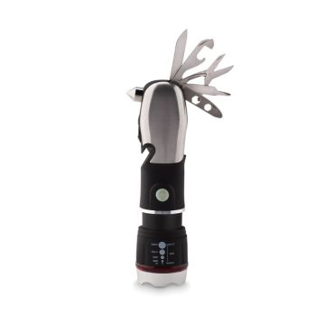 HAMLIGHT Torch With Safety Hammer And Cutter Black - 1 Bounce Creative Designs