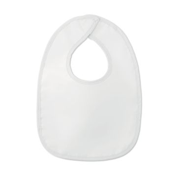 EPI Cotton Baby Bib White - 1 Bounce Creative Designs