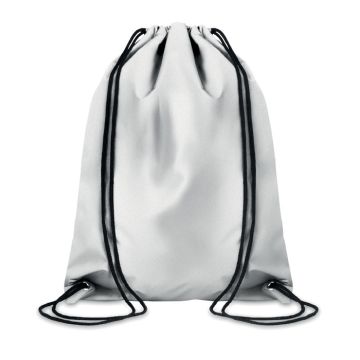 SHOOP REFLECTIVE Drawstring Bag Silver - 1 Bounce Creative Designs