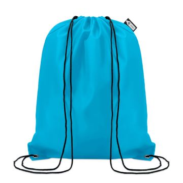 SHOOPPET 190T RPET drawstring bag Turquoise