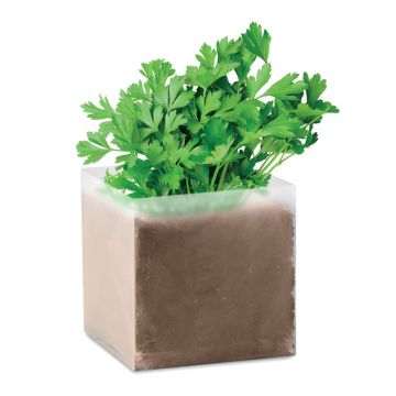 PARSELY Herb Growing Kit With Grow Bag Beige - 1 Bounce Creative Designs