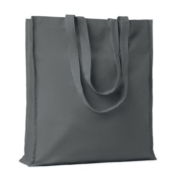 PORTOBELLO 140gr/m² cotton shopping bag Stone Grey