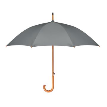 CUMULI RPET Recycled Umbrella With Wooden Handle 23 Inch - 1 Bounce Creative Designs