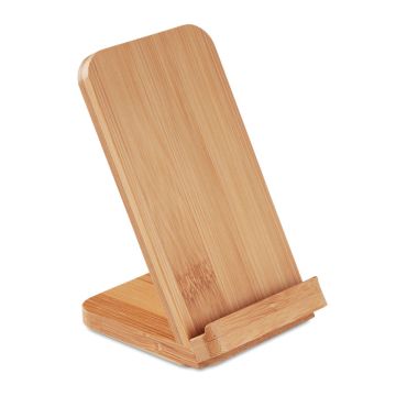 WIRESTAND Bamboo Wireless Charger Stand Wood - 1 Bounce Creative Designs