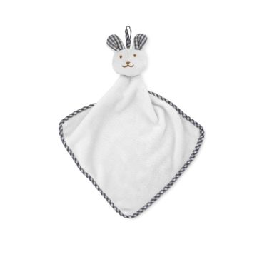 HUG ME Rabbit Babies Towel White - 1 Bounce Creative Designs