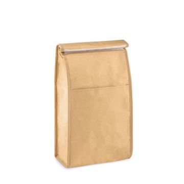 PAPERLUNCH Woven Paper Cooler Lunch Bag Beige - 1 Bounce Creative Designs