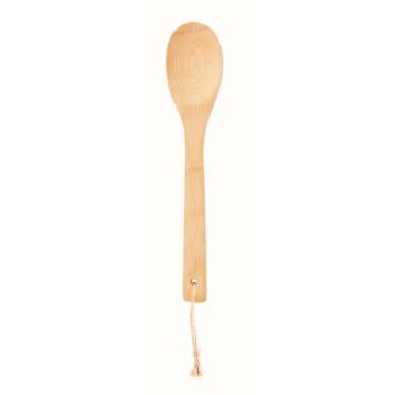 MAYEN Bamboo Food Serving Spoon Beige - 1 Bounce Creative Designs