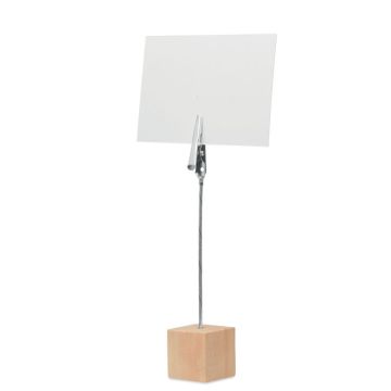 HELLO CLIP Wooden Photo Or Memo Holder Wood - 1 Bounce Creative Designs