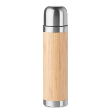 CHAN BAMBOO Thermos Flask With Cup  Wood - 1 Bounce Creative Designs