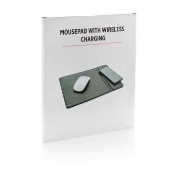 Mousepad With Integrated Wireless Charger 5W Black - 1 Bounce Creative Designs