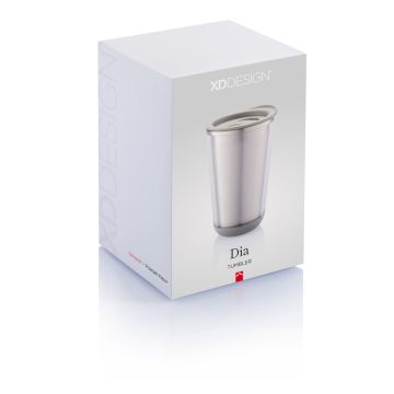 Dia travel tumbler Grey - 1 Bounce Creative Designs