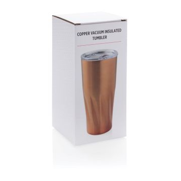 Copper vacuum insulated tumbler Golden - 2 Bounce Creative Designs