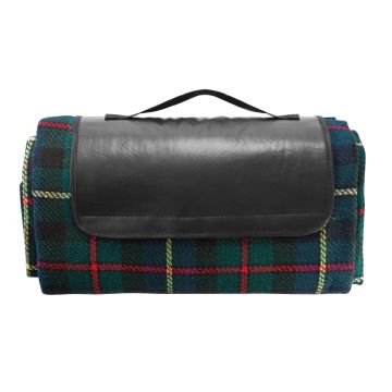 Tartan picnic blanket Black - 1 Bounce Creative Designs