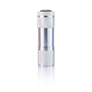 Quattro aluminium torch Silver - 1 Bounce Creative Designs