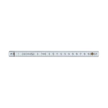 Fibreglass Folding Ruler 2M White - 1 Bounce Creative Designs