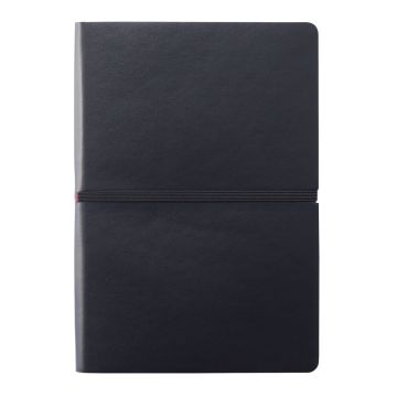 Deluxe softcover A5 notebook Black - 1 Bounce Creative Designs