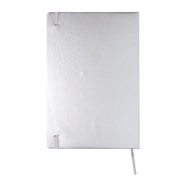Classic hardcover notebook A5 Silver - 1 Bounce Creative Designs