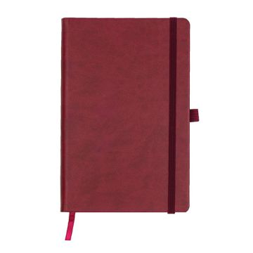 Bespoke A5 PU Notebook-burgundy