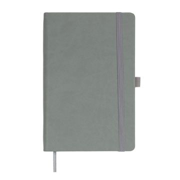 Bespoke A5 PU Notebook-light grey