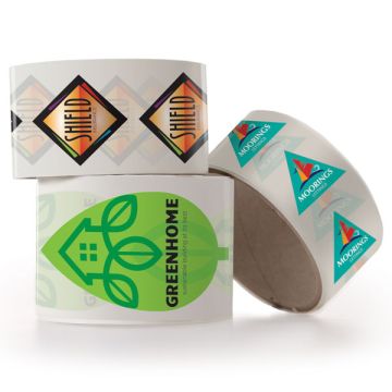 Printed Bespoke Shaped Paper Stickers On Roll-Bounce Creative Designs