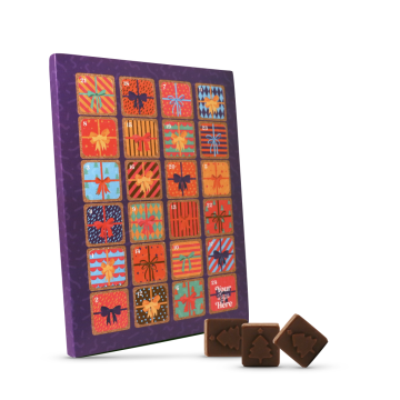 A4 Advent Calendar Milk Chocolate 41% Cocoa